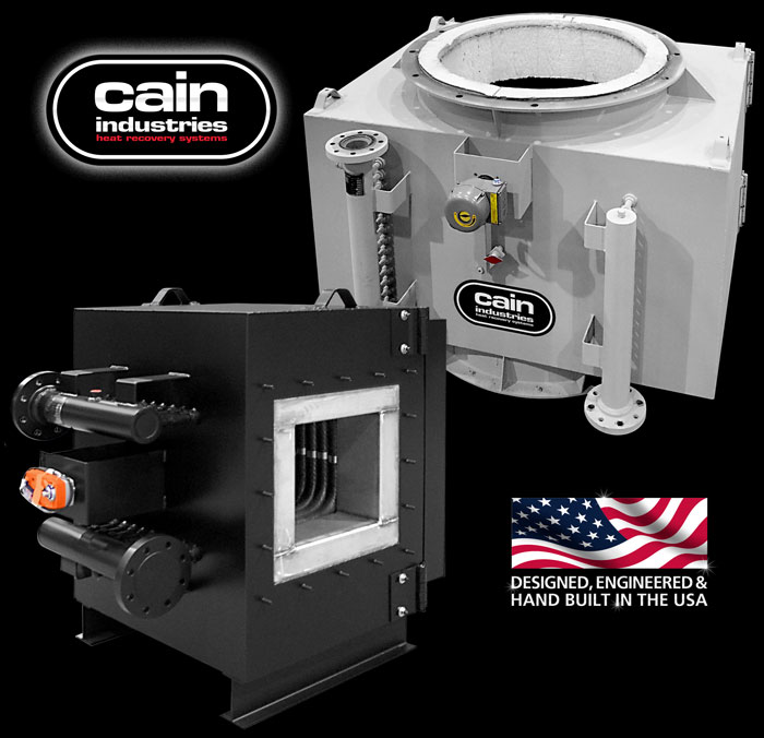 Cain Industries ITR - Incinerator Tube Recovery Fume Incineration Series